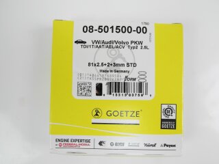 Kolbenringe Ø 81,0mm 2,5+2,0+3,0mm GÖTZE 08-501500-10