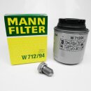 SET: Ölfilter W712/94 + Ölablassschraube 15374