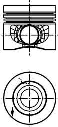 Kolben Ø 81,51mm KS 40353620